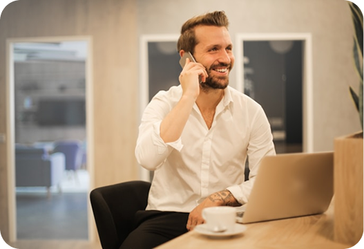 Businessman calls
