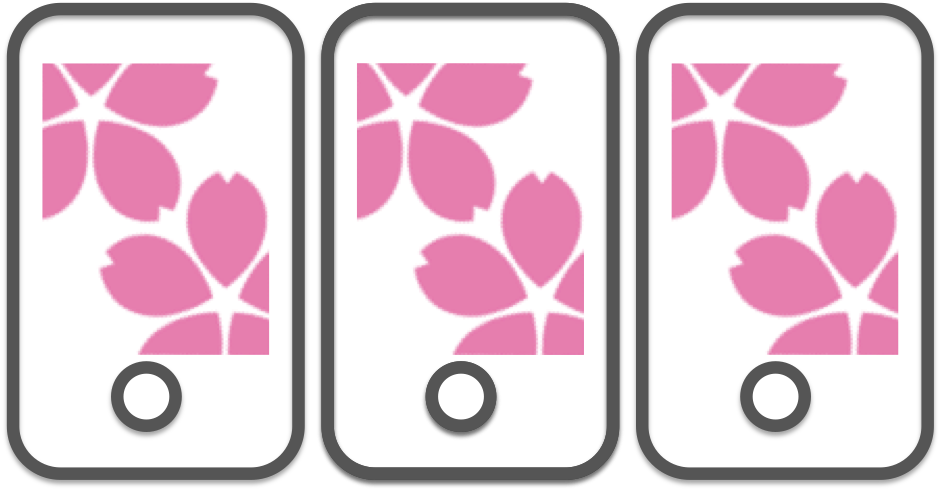 3 smartphones