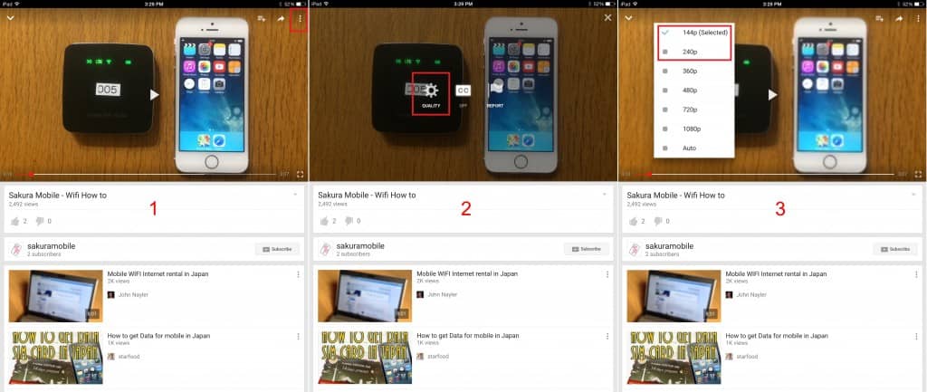 Youtube Video Settings