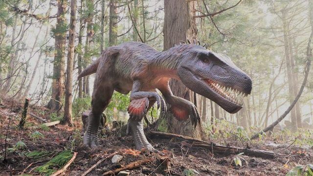 Dinosaur in DINOPARK Katsuyama