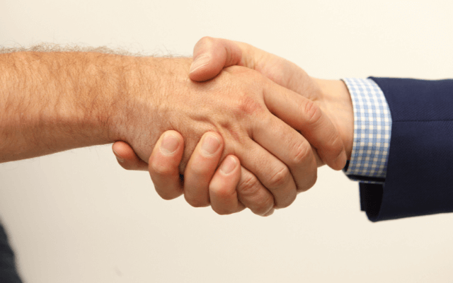 A handshake