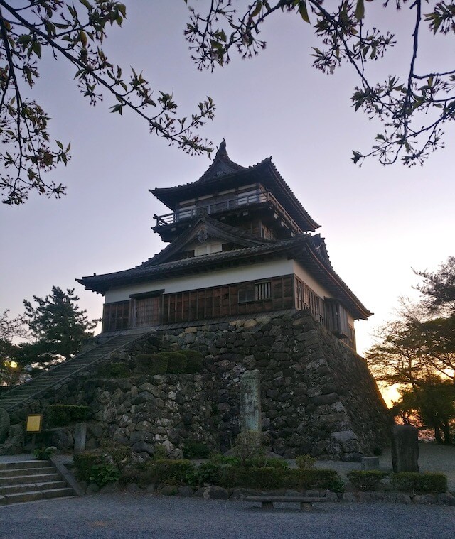 Evening View of Maruoka Castle
