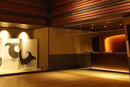 Niseko Konbu Onsen Tsuruga Besso, Moku no Sho Lobby