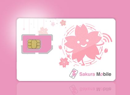 image of sakura mobile physical sim card