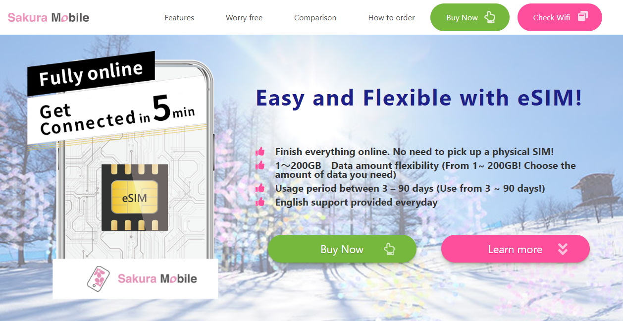 eSIM Page