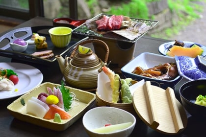Tokiwakan ryokan food