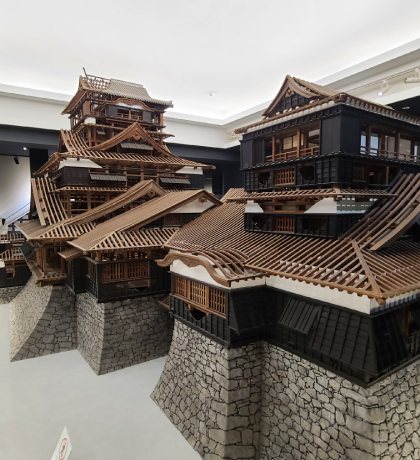 Kumamoto castle diorama