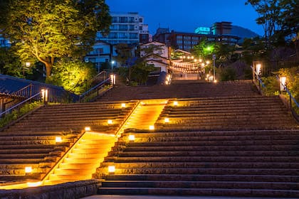 Climb the famous stone steps and explore the old-fashioned town