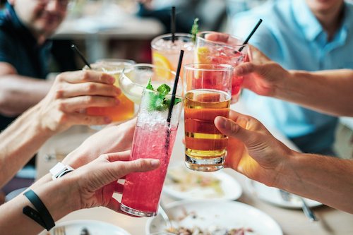 The alcohol culture is strong