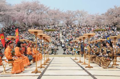 Tendo Cherry Blossom Festival Human Shogi